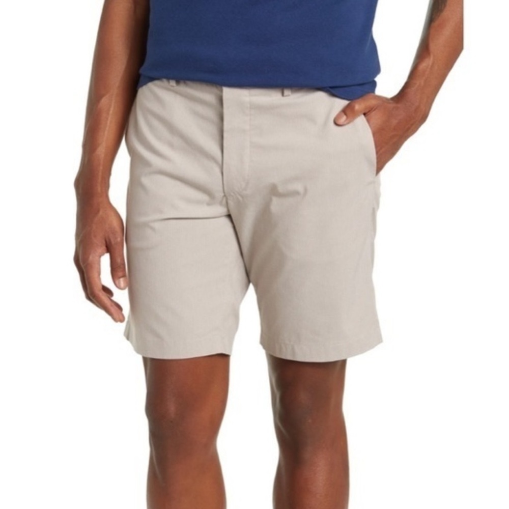 Theory Zaine Tapir Multi Coil‎ Stripe Shorts 38